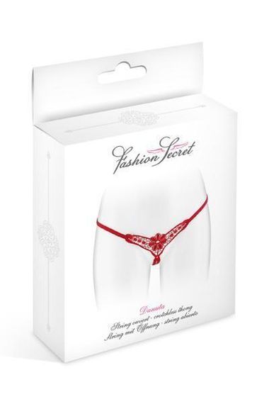 Трусики-стрінги з доступом Fashion Secret DANUTA Red | Зображення 2