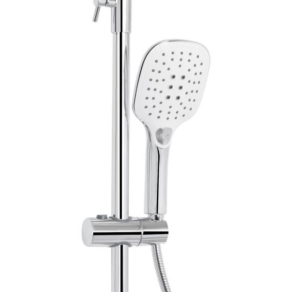 Душова система універсальна Qtap Grand на три споживача (з виливом) QTGRACRM1004 Chrome | Зображення 5