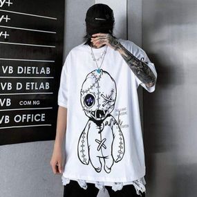 Футболка мужская с принтом повседневная M Белая