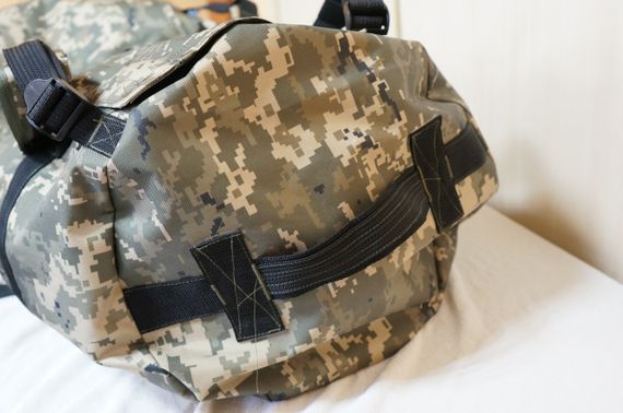 Тактическая сумка баул, камуфляж пиксель зеленый объем 100 л | Зображення 4