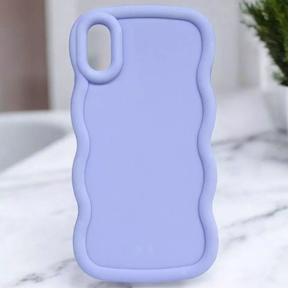 Чохол TPU Ripple для Apple iPhone X / XS (5.8") Lilac Blue | Зображення 1