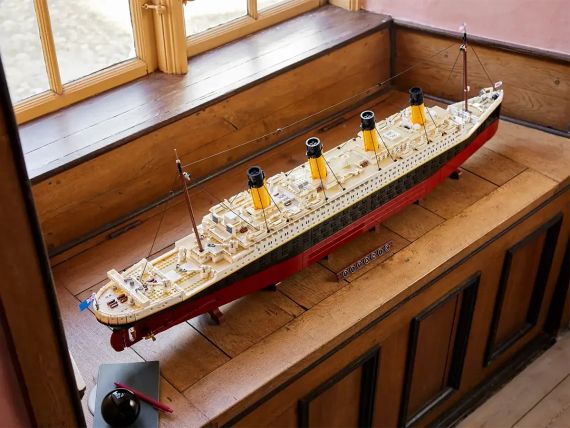 Блочный конструктор Титаник 1.15 метра, 9090PCS | Зображення 3