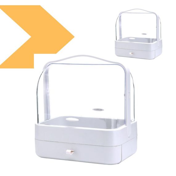 Органайзер для косметики 2 секції рожевий XPRO YM206 Single Drawer (MER-14970_601) | Зображення 1
