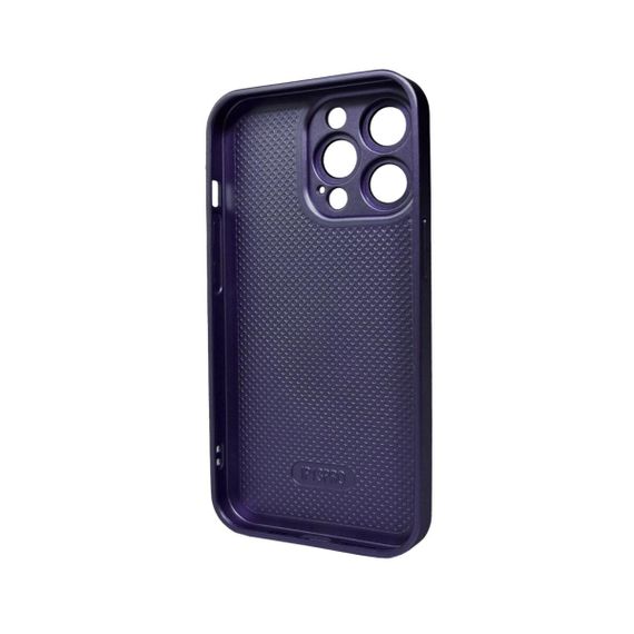 Чохол для смартфона AG Glass Matt Frame Color Logo for Apple iPhone 12 Pro Deep Purple | Зображення 1