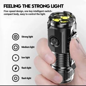 Надійний ліхтарик із LED-технологією та батареєю 18350