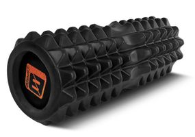 Масажний ролик EasyFit Solid Roller v.1.2s 33х13 см чорний (EF-2052-BK)