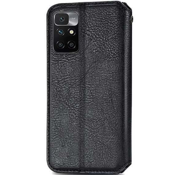 Шкіряний чохол-книжка GETMAN Cubic (PU) для Xiaomi Redmi 10 Чорний | Зображення 3