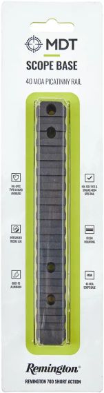 Планка MDT для Remington 700 SA. 40 MOA. Weaver/Picatinny