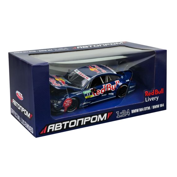 Машинка металева 68295A Автопром BMW M4 DTM 1:24, світло, звук, відкр.двері, в коробці (6906231361016)