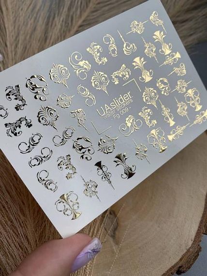 Фольгированый слайдер UAslider FG 009 на водяной основе (7x10см) | Зображення 5