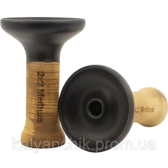 >Чаша для кальяна 2x2Hookah Medium Black matte