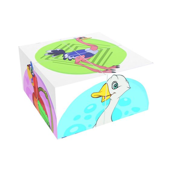 Розвиваючі кубики "Птахи" мал. ТехноК 1875TXK | Зображення 1