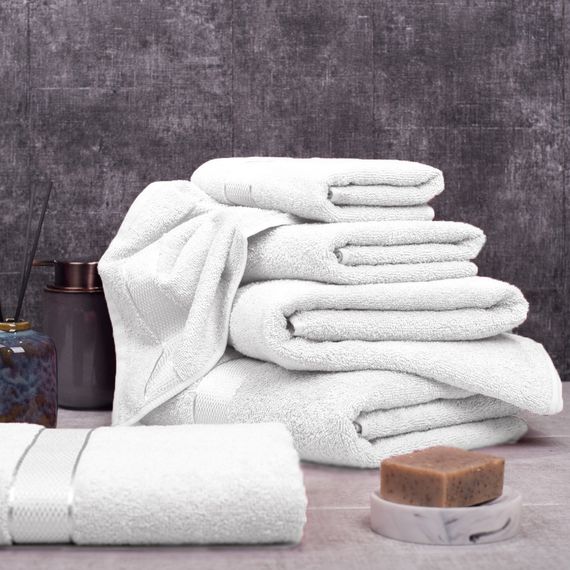 Рушник махровий SoundSleep Rossa 70x140 см білий (2800004731331)