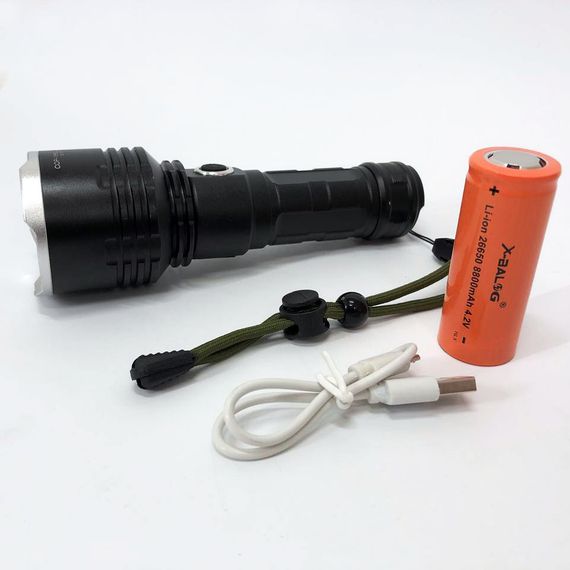 Супер яркий фонарик X-Balog BL-531-P90 / Мощный аккумуляторный лед фонарик / Фонарик VW-876 police оригинал
