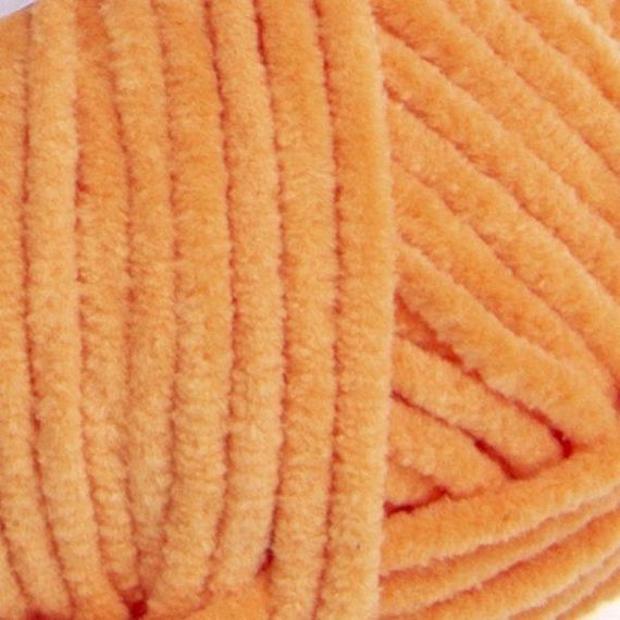 Пряжа YarnArt Dolce Baby 852 помаранчева ярнарт дольче бебі плюшева | Зображення 1