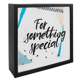 Копилка деревянная для денег For something special 22x22x5 см (KOP_18D003)