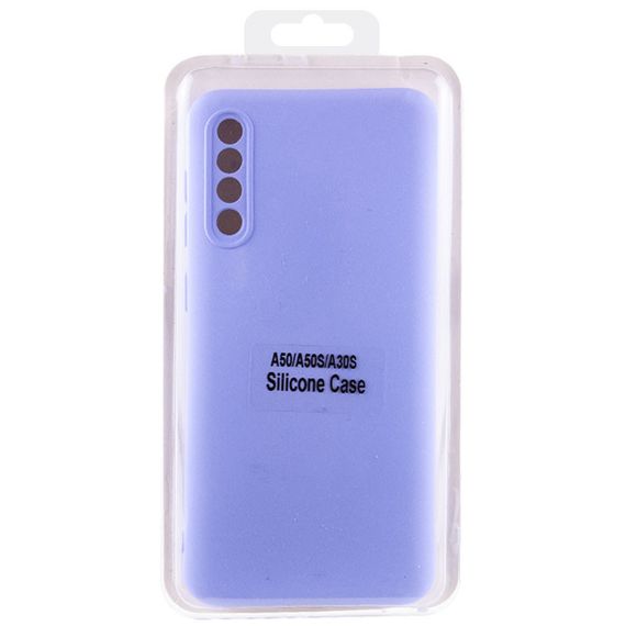 Чехол Silicone Cover Lakshmi Full Camera (A) для Samsung Galaxy A50 (A505F) / A50s / A30s Full camera, Бузковий/Dasheen | Зображення 4