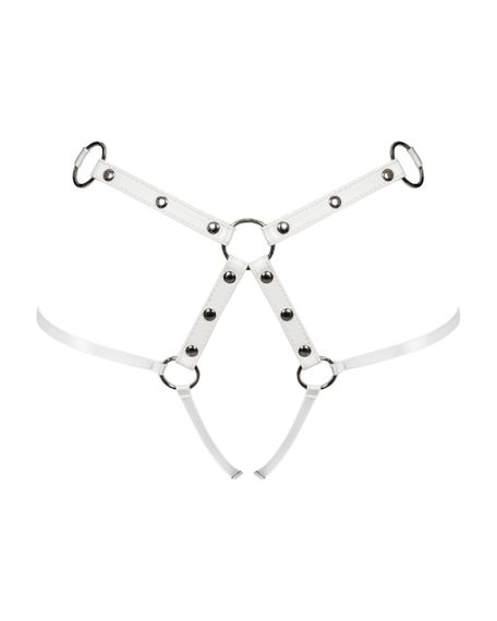 Портупея-трусики Obsessive A758 Білий XL/2XL | Зображення 2