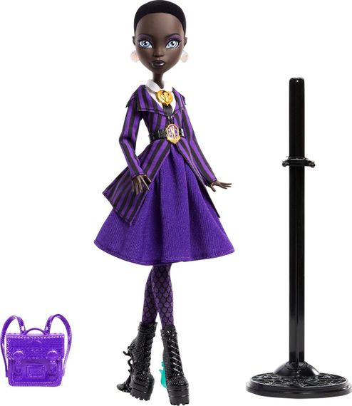 Колекційна лялька Б'янка Барклі у шкільній формі Mattel Monster High X Wednesday Bianca Barclay | Зображення 2