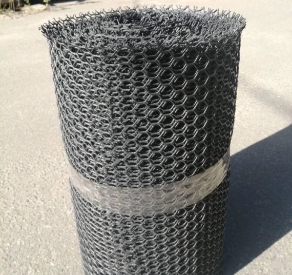 Сітка пластикова чорна 20х20мм/2,20мм 1,50м/10,00м | Зображення 1