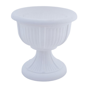 Вазон Леон з підставкою 21см білий Алеана