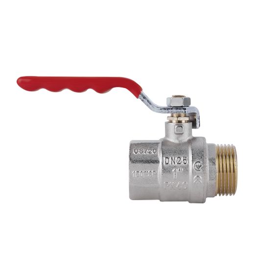 Кран кульовий SD Plus 1" ВЗ для води (важіль) SD605NW25PN40 | Зображення 1