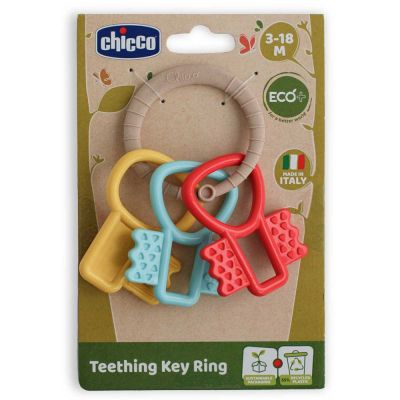 Прорезыватель Chicco "Ключики" серии ECO+ (8058664163380) (63216.30) | Зображення 1