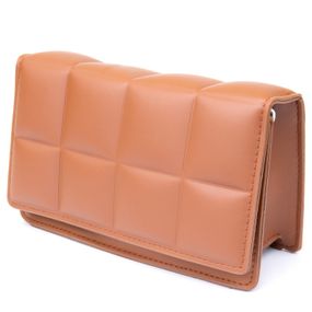 Сумка Vintage Горизонтальная мягкая из кожзаменителя Коричневая (sale_14909)