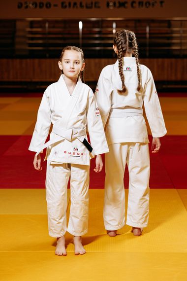 Біле дитяче кімоно для дівчаток, джиу-джитсу, TM BUDOGI, зріст 130 см, щільність 350 гр/м.кв. | Зображення 2