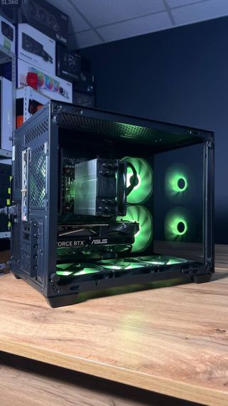 Збірка на замовлення: ігровий ПК AeroCool Dryft Mini Tower / AMD Ryzen 5 7500F (6 (12) ядер по 3,7 - 5,0 ГГц) / 32 ГБ DDR5 / 1000 ГБ SSD M.2 / GeForce RTX 5060, 8 ГБ GDDR7, 128-bit / 650 Вт | Зображення 7