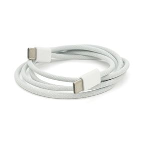 Кабель для iPhone 15 ORIGINAL, Type C-Type C, 3A, White, довжина 1м, ОЕМ