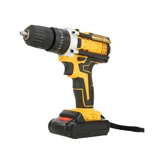Шуруповерт-дриль акумуляторний RIAS ST-48 48V 2xАКБ у кейсі Yellow | Зображення 1