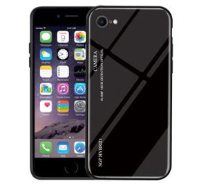 Чехол бампер Primo Gradient Glass для Apple iPhone 6 / 6s - Black