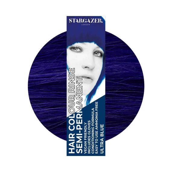 Фарба для волосся Ультра синя Stargazer Semi-permanent hair colour Ultra Blue 70 мл