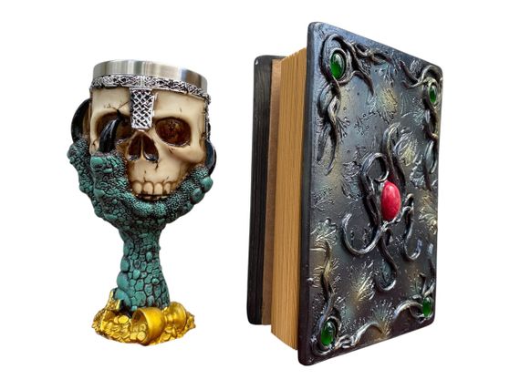 Подарунковий набір Келих 3D Лапа Дракона та Блокнот 3D «Лісовий Гримуар Лиси» | Зображення 1