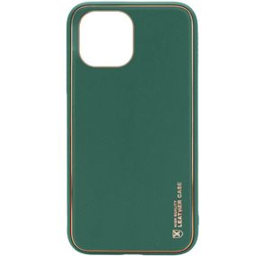 Шкіряний чохол Xshield для Xiaomi Mi 11 Lite Зелений/Army green