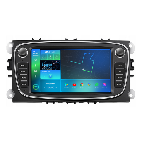 Штатна магнітола Torssen Ford Universal grey 2008- F9432 4G Carplay DSP