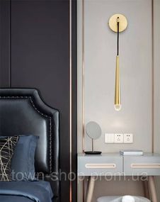 Бра настенное LED B37-k Золото 35-80х10х10 см.