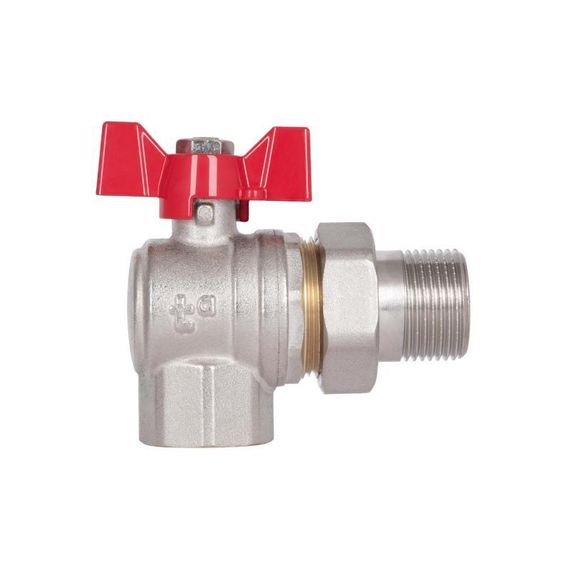 Кран кульовий "Американка" Thermo Alliance Standart кутовий 3/4" ВЗ SD222W20 | Зображення 4