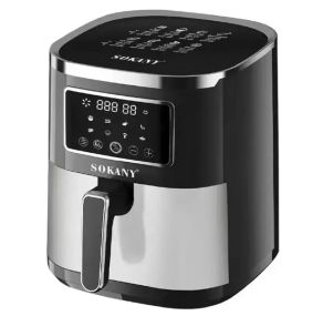 Аерофритюрниця Sokany SK 10052 1700W Аерогриль безмасляна мультипіч для приготування без олії 7 л з сенсорним керуванням