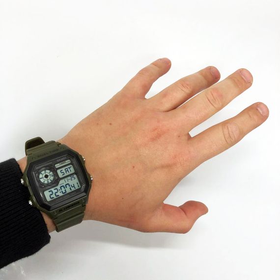 Годинник наручний чоловічий SKMEI 1299AG, годинник тактичний протиударний, годинник тактичний протиударний | Зображення 8