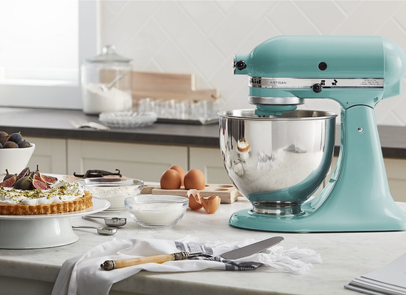 Міксер планетарний KitchenAid 5KSM150FBAQ ARTISAN , 4.83 л, Aqua Sky з овочерізкою | Зображення 1