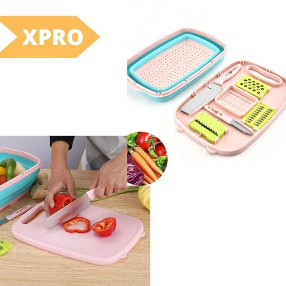 Овощерезка XPRO Multifunctionalslicer abd Planing wire slicer (WM-5) (30) розовый (MER-14204_310) | Зображення 1