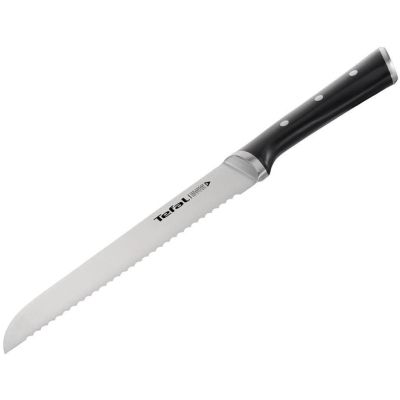 Кухонний ніж Tefal Ice Force 20см, чорний (K2320414) | Зображення 1