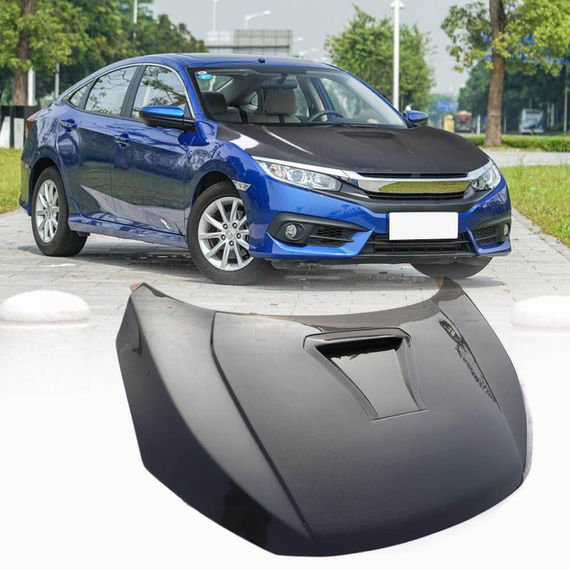 Капот (Карбон) для Honda Civic Sedan X 2016-2021 гг