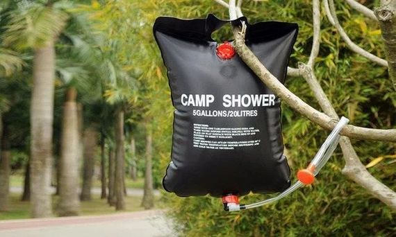 Летний душ дачный переносной походный CAMP SHOWER 20 литров / Душ для дачи подвесной | Зображення 4