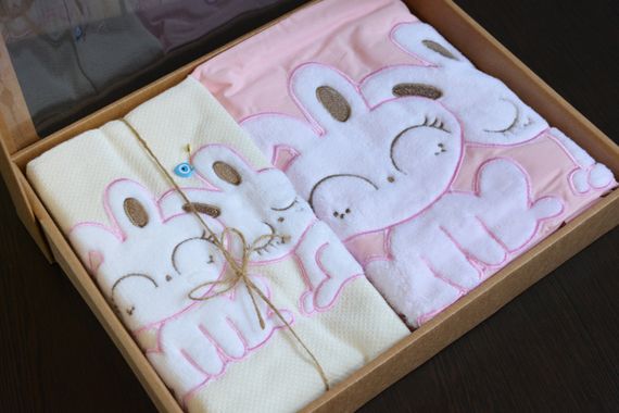 Дитяча постільна білизна з пледом Elita Baby 100х150 см Bunny Pink | Зображення 3