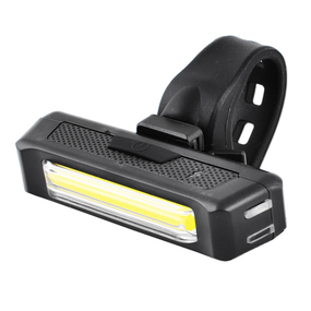 Велосипедный фонарь RPL-2261 COB, красный белый, micro USB, встроенный аккумулятор