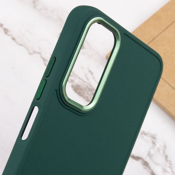 TPU чехол Bonbon Metal Style для Xiaomi Redmi Note 11 Pro 4G/5G / 12 Pro 4G Силікон, Зелений/Army green | Зображення 4