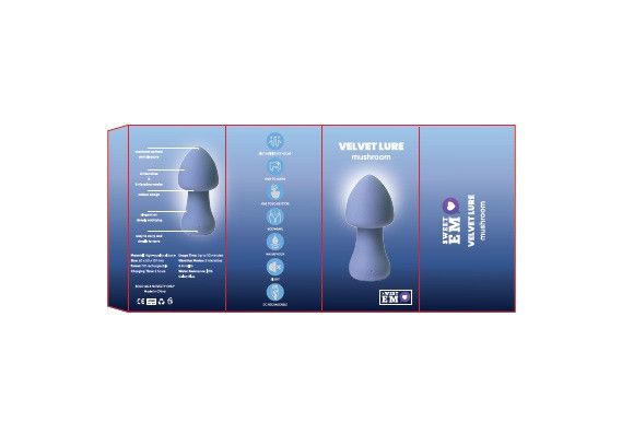 Вибратор в форме гриба Sweet Em, тёмно-синий Sex Aura | Зображення 6